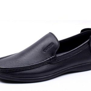 Business casual leather shoes